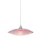 Besa Lighting Spazio Cord Pendant, Red/Frost, Satin Nickel, 1x3W LED 1XT-6294RD-LED-SN - alternate 1